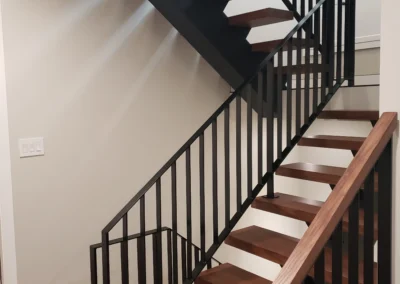 Custom Stairs inside custom home.